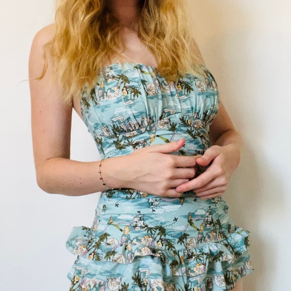 Peter Pan Bodysuit + Ocean Bloom Skirt - Mermaid Love